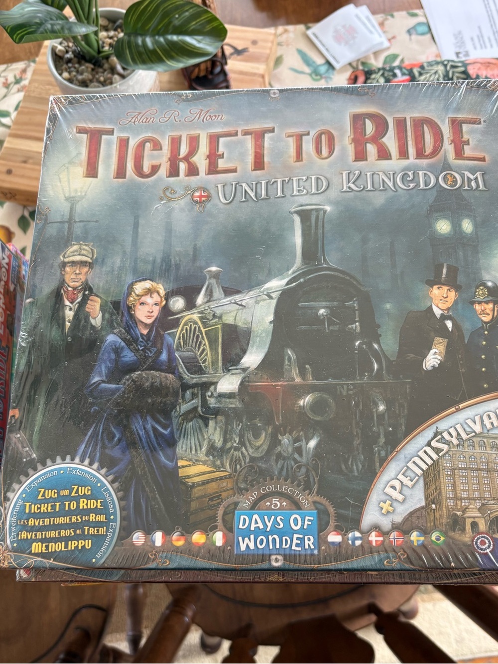Ticket to Ride Board Game United Kingdom + Pennsylvania